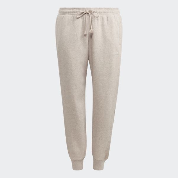 Pantalon Adidas Taupe Mel All Szn Polaire (taille Plus) Fashion