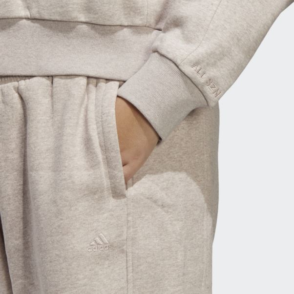 Pantalon Adidas Taupe Mel All Szn Polaire (taille Plus) Fashion