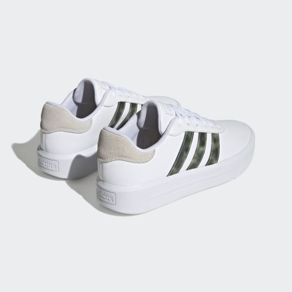 Adidas Chaussures Plates-formes Blanches