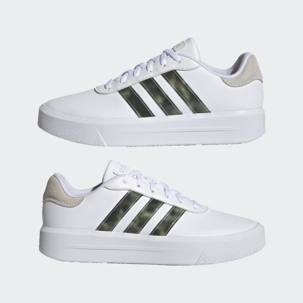 Adidas Chaussures Plates-formes Blanches