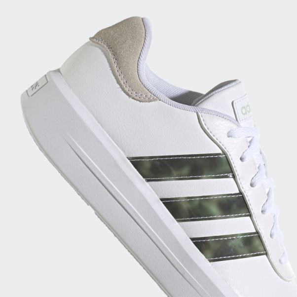 Adidas Chaussures Plates-formes Blanches