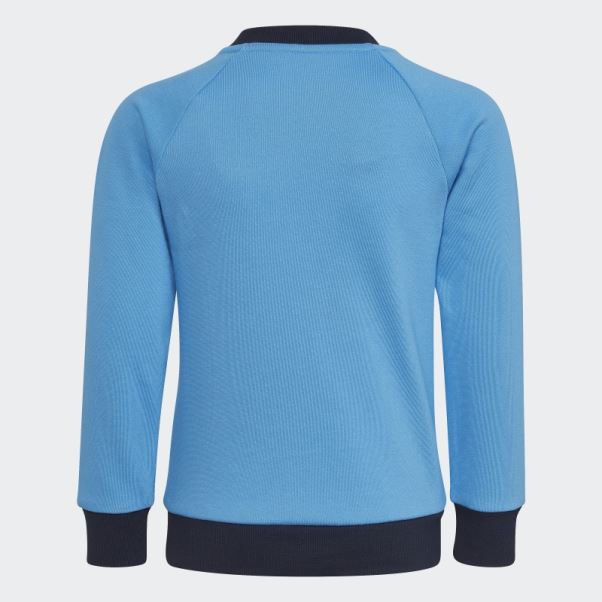 Ensemble De Jogging En Molleton Logo Essentials Adidas Bleu