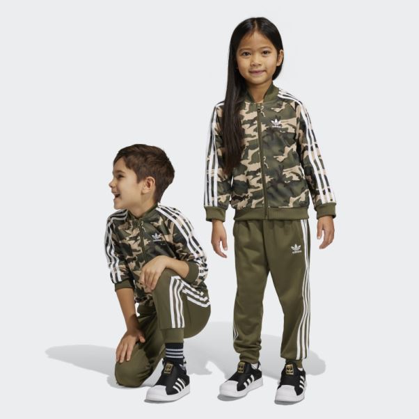 Ensemble Sst Camo Beige Adidas