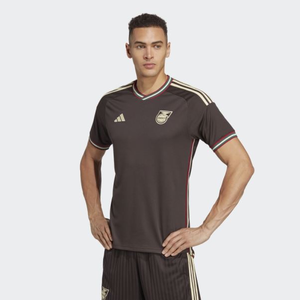 Maillot Adidas Jamaica 23 Away Mode Marron Nuit