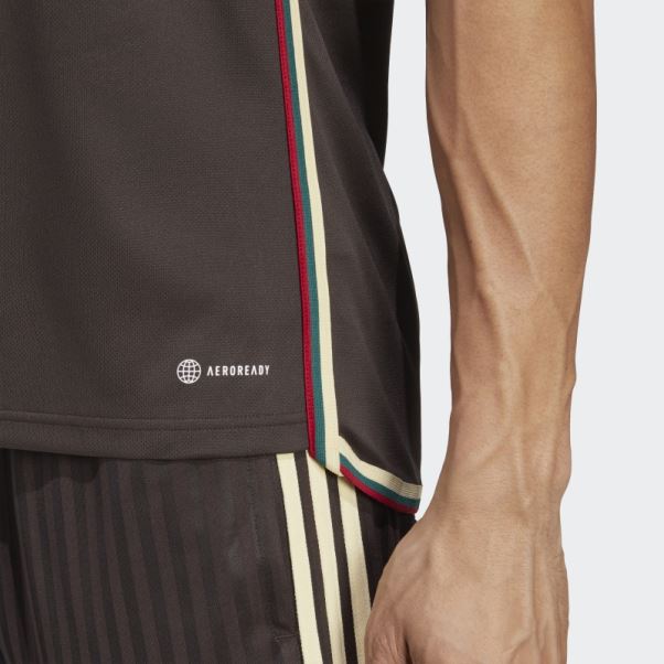 Maillot Adidas Jamaica 23 Away Marron Nuit