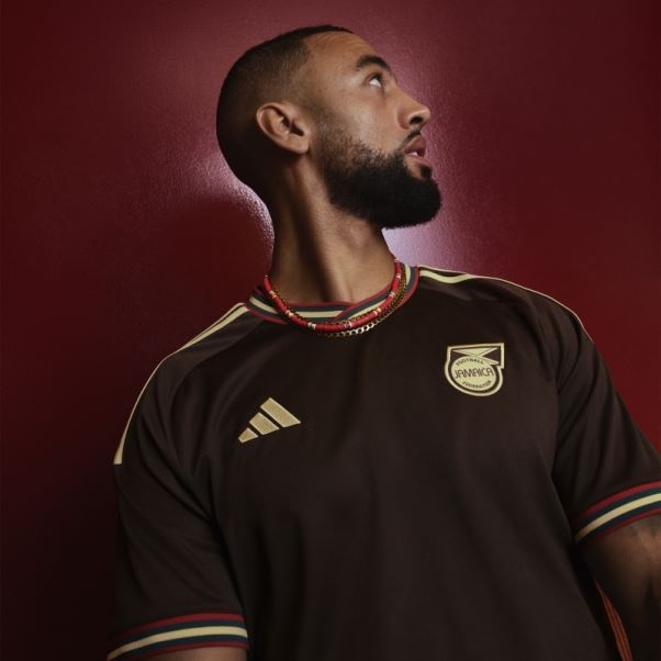Maillot Adidas Jamaica 23 Away Marron Nuit