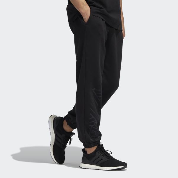 Pantalon Graphique Panthère Noire Adidas Noir