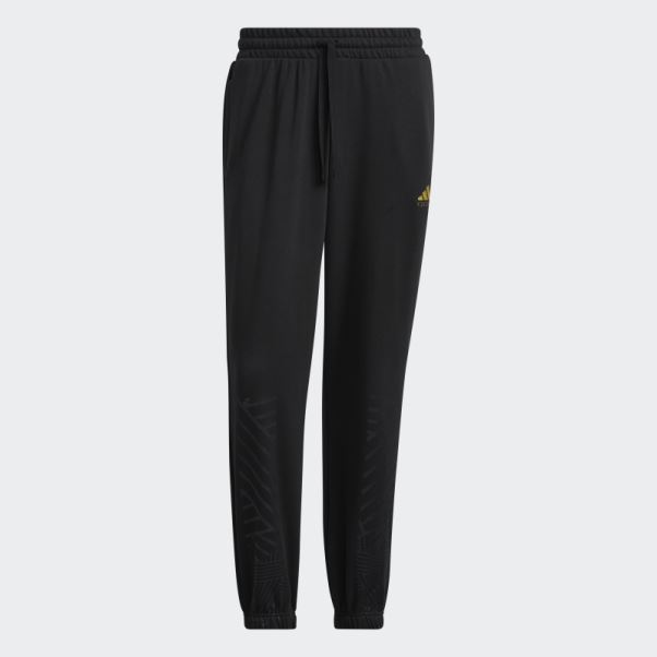 Pantalon Graphique Panthère Noire Adidas Noir