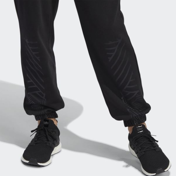 Pantalon Graphique Panthère Noire Adidas Noir