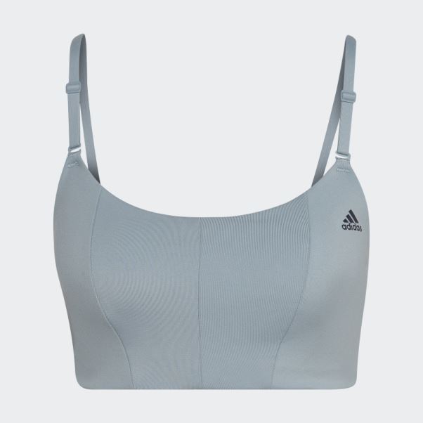 Brassière Légère Adidas Yoga Studio Gris