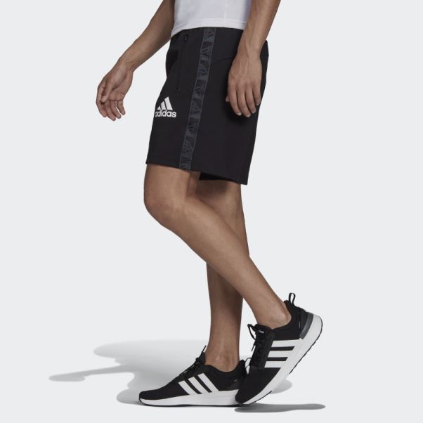 Short Noir Aeroready Conçu Pour Déplacer Le Logo Sport Motion Adidas