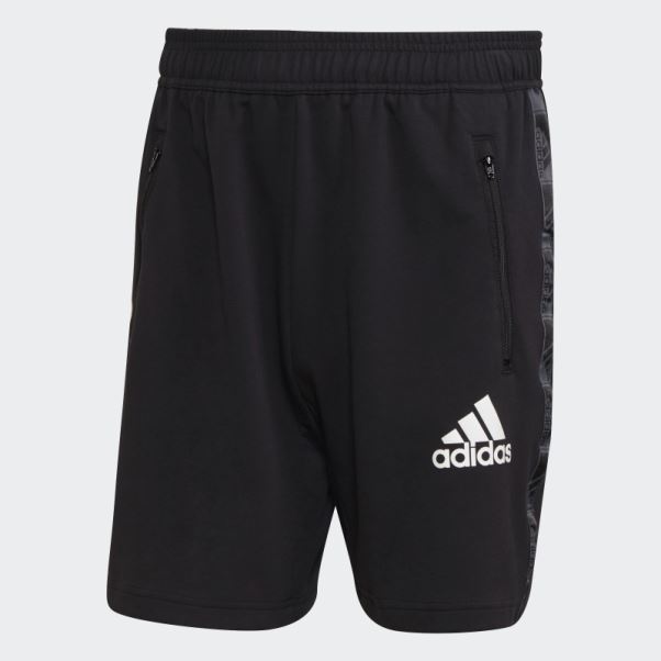 Short Noir Aeroready Conçu Pour Déplacer Le Logo Sport Motion Adidas