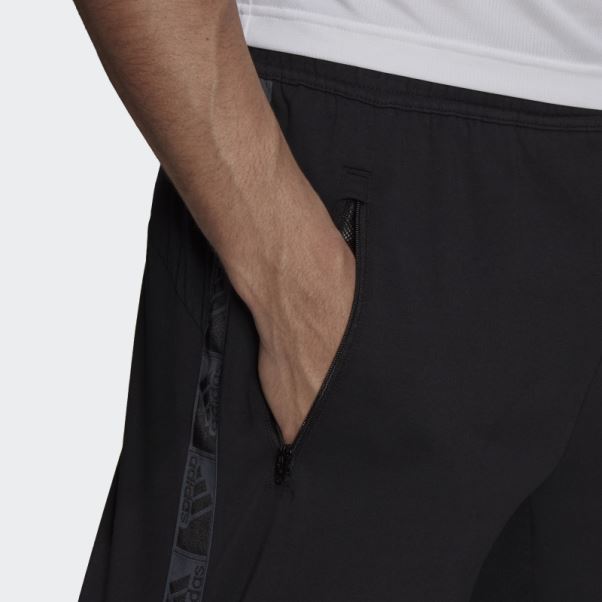 Short Noir Aeroready Conçu Pour Déplacer Le Logo Sport Motion Adidas