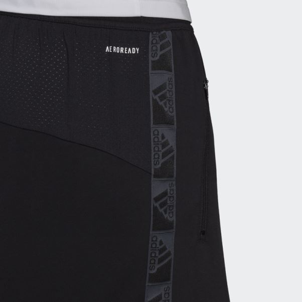 Short Noir Aeroready Conçu Pour Déplacer Le Logo Sport Motion Adidas