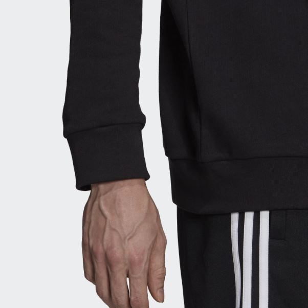 Sweat Adidas Adicolor Classics Trèfle Ras Du Cou Blanc