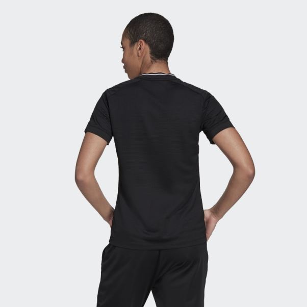 Maillot Domicile Adidas All Blacks Primeblue Réplique Noir