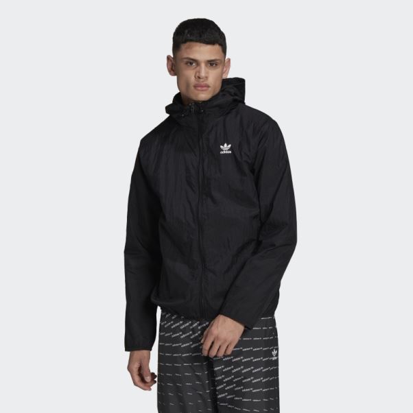 Coupe-vent Adidas Adicolor Essentials Trèfle Noir