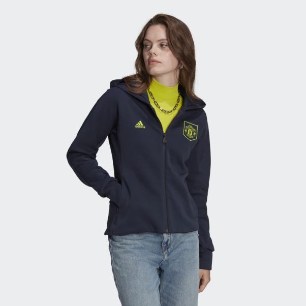 Veste Hymne Manchester United Adidas Encre