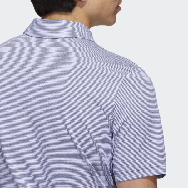 Polo à Rayures Ottomanes Bleu Marine Adidas