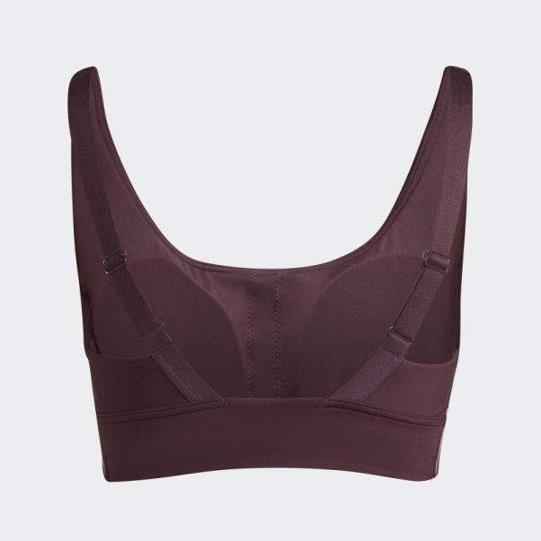 Soutien-gorge D'entraînement à Maintien Moyen Powerimpact Luxe Adidas Bordeaux