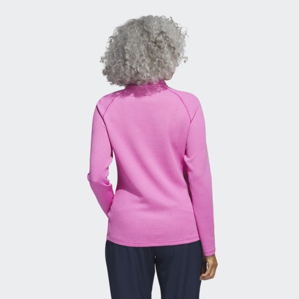 Pull Golf 1/4 Zip Fuchsia Adidas