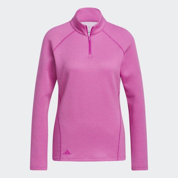 Pull Golf 1/4 Zip Fuchsia Adidas