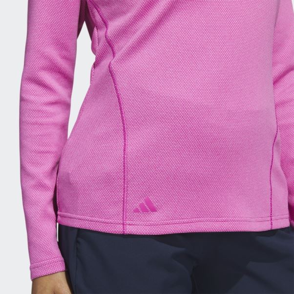 Pull Golf 1/4 Zip Fuchsia Adidas