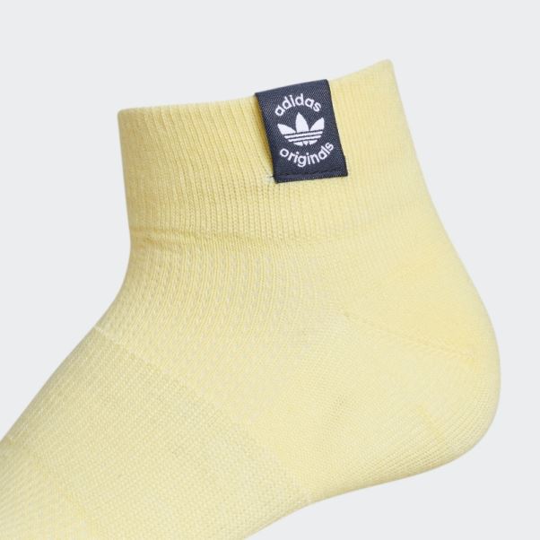 Chaussettes Basses Adidas Union Jaunes 3 Paires