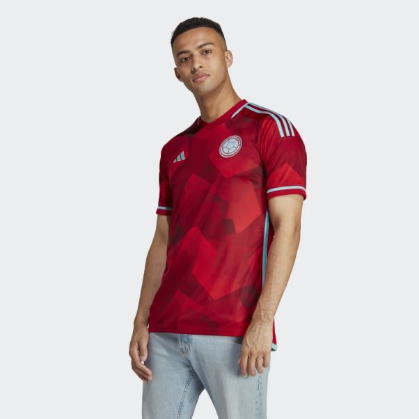 Maillot Colombia 22 Extérieur Rouge Adidas