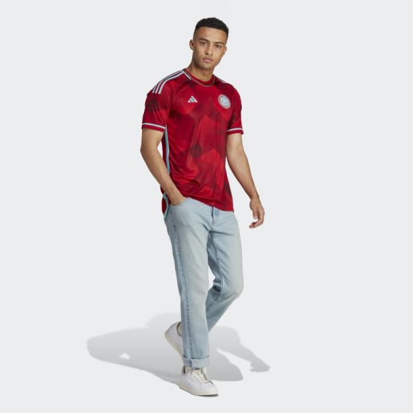 Maillot Colombia 22 Extérieur Rouge Adidas