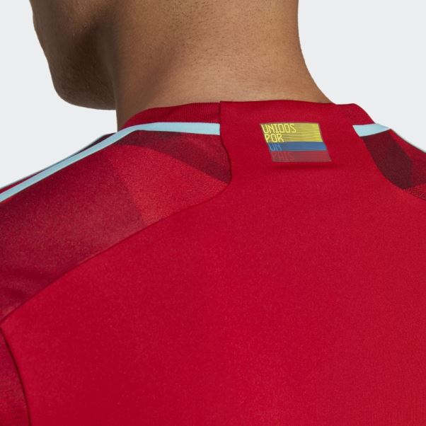 Maillot Colombia 22 Extérieur Rouge Adidas