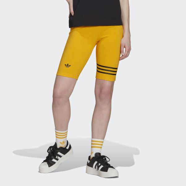 Legging Vélo Adicolor Neuclassics Adidas Or