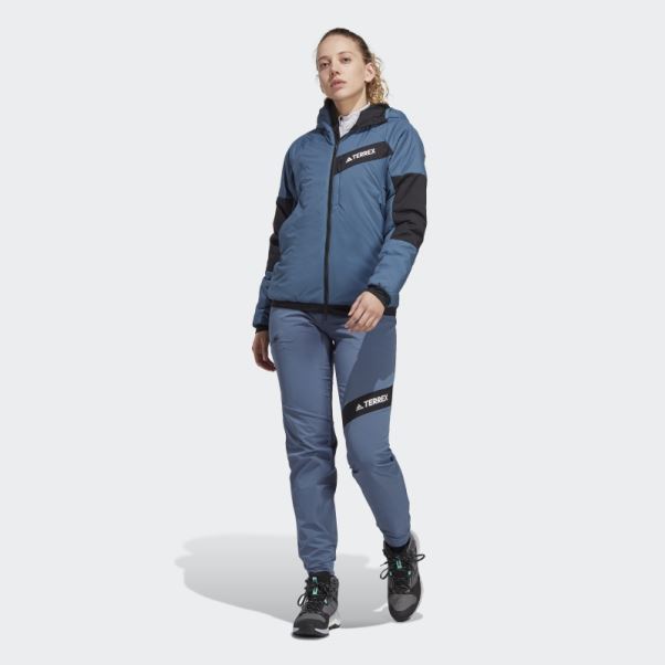 Acier Terrex Techrock Stretch Primaloft Veste à Capuche Adidas
