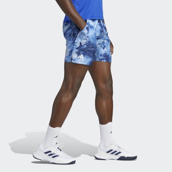 Short Graphique Adidas Melbourne Ergo Tennis Blanc Chaud