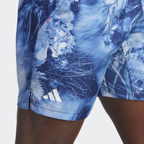 Short Graphique Adidas Melbourne Ergo Tennis Blanc Chaud