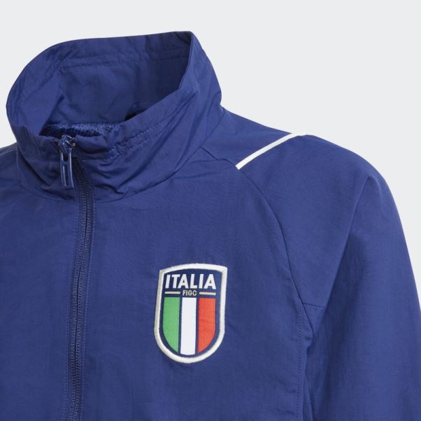 Italy Tiro 23 Presentation Track Top Bleu Foncé Adidas Stylé