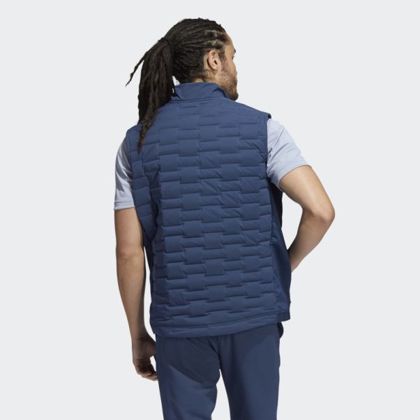 Gilet Matelassé Zip Intégral Frostguard Bleu Marine Adidas