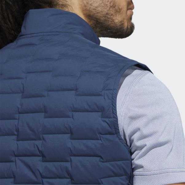 Gilet Matelassé Zip Intégral Frostguard Bleu Marine Adidas