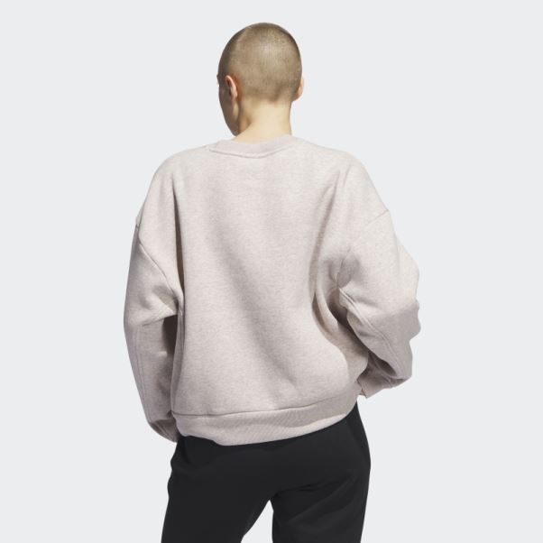 Sweat Taupe Mel Adidas All Szn Polaire