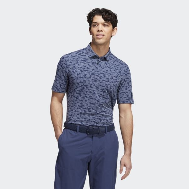 Polo Adidas Go-to Camouflage Bleu Marine