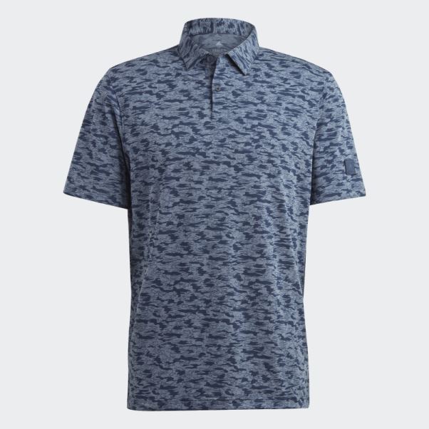 Polo Adidas Go-to Camouflage Bleu Marine