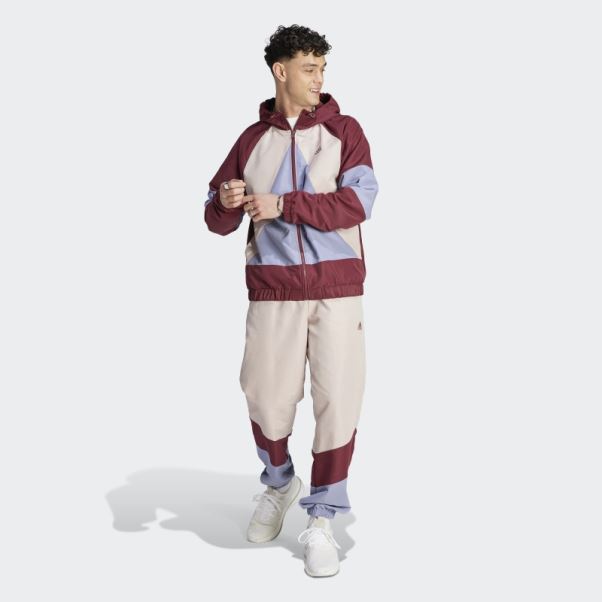élégant Survêtement Adidas Colorblock Rouge