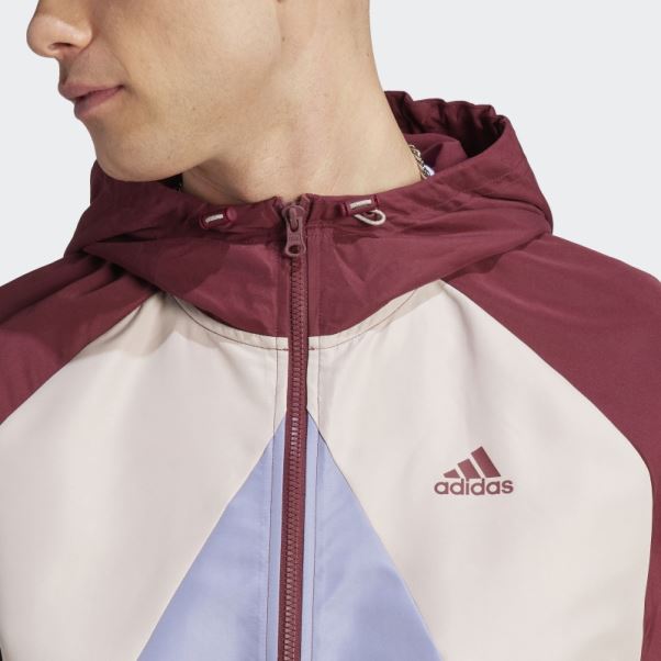 élégant Survêtement Adidas Colorblock Rouge