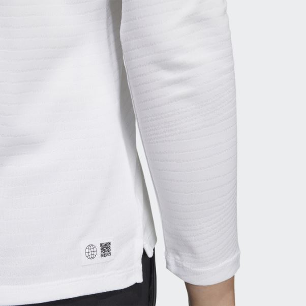 Made To Be Remade Chemise Manches Longues Col Montant Adidas Blanc