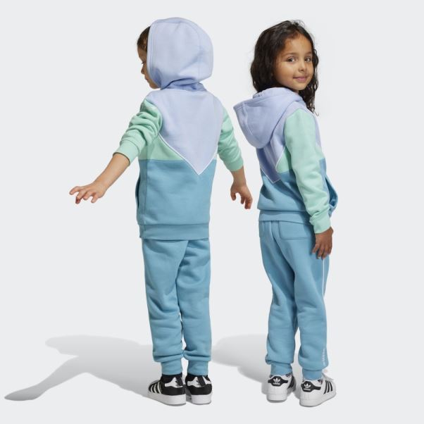Adidas Adicolor Sweat à Capuche Bleu