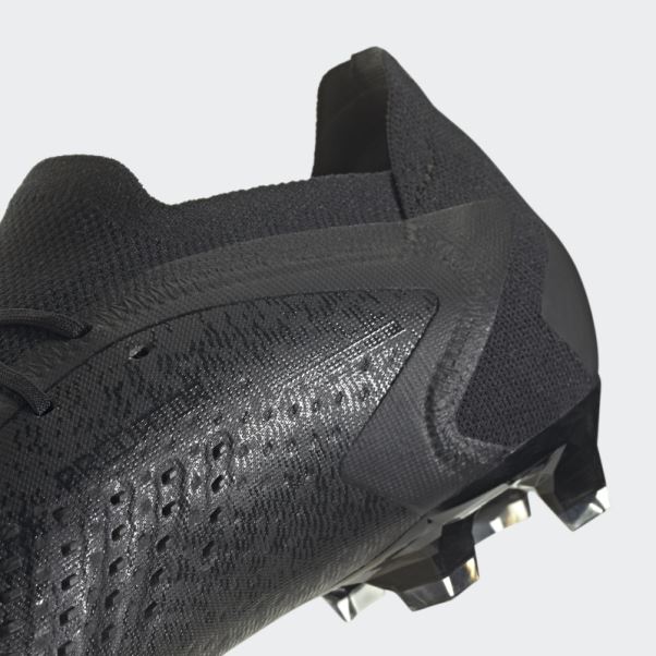 Chaussure Adidas Predator Precision.1 Noire Pour Sol Ferme