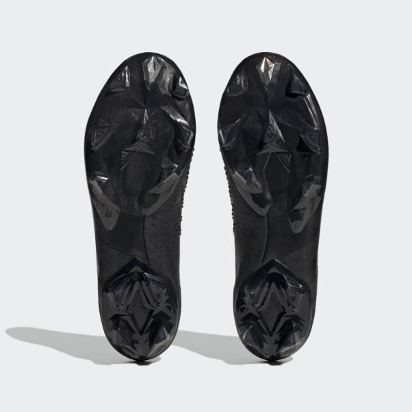 Chaussure Adidas Predator Precision.1 Noire Pour Sol Ferme