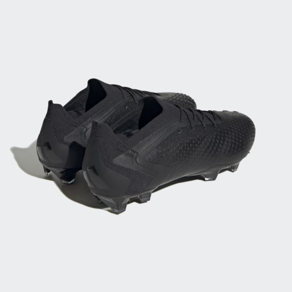 Chaussure Adidas Predator Precision.1 Noire Pour Sol Ferme