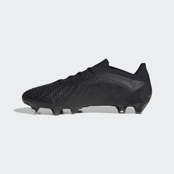 Chaussure Adidas Predator Precision.1 Noire Pour Sol Ferme