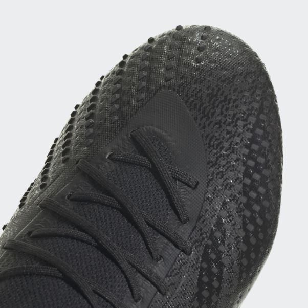 Chaussure Adidas Predator Precision.1 Noire Pour Sol Ferme